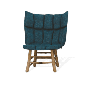 Rooms furniture green fabric chair