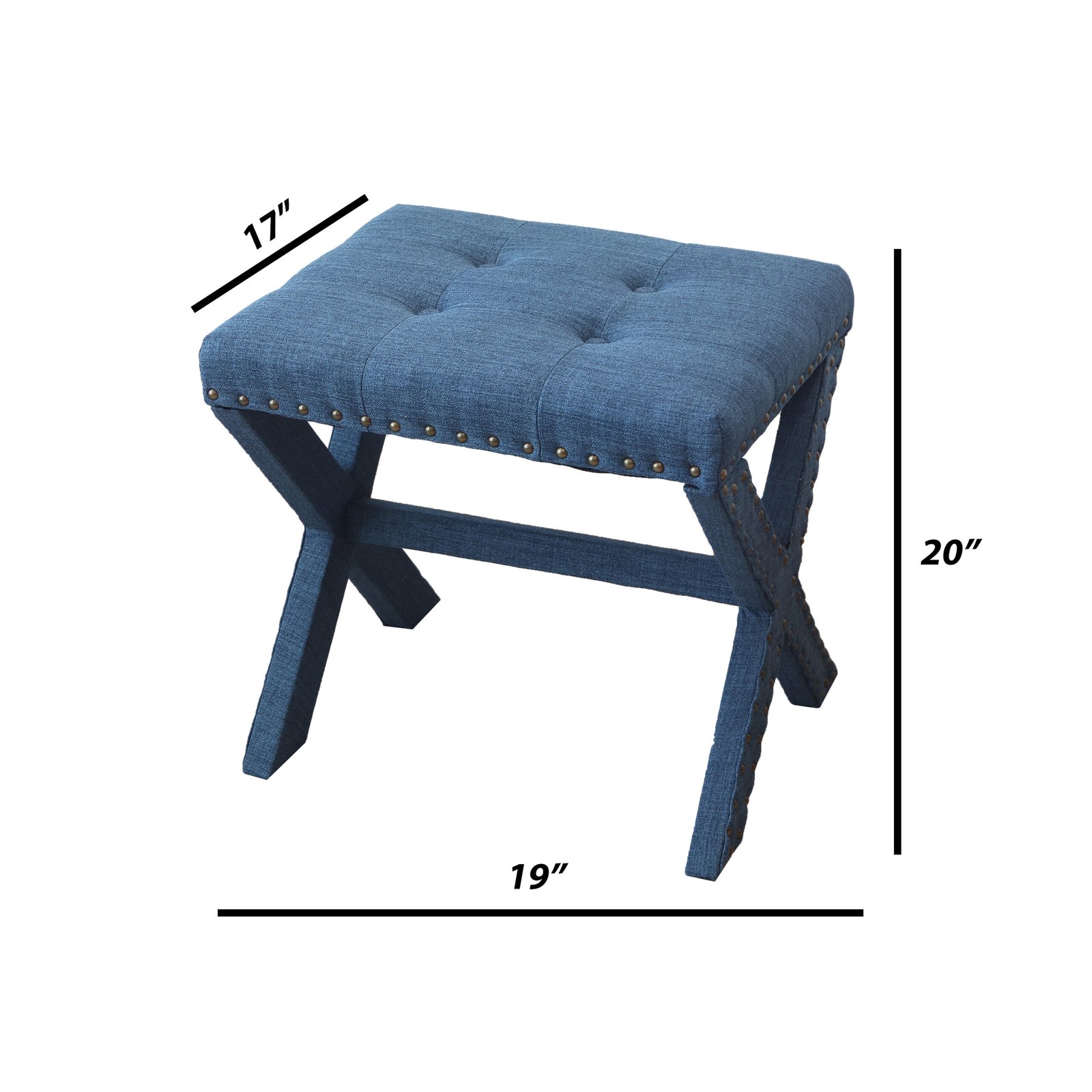 vanity stool blue pt02 vanity stool blue pt02